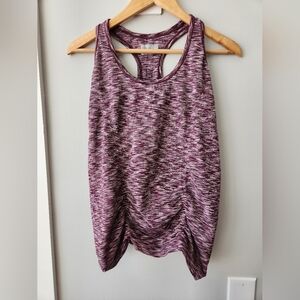 Athleta Women's Fastest Track Plum Spacedye Tank Top - Size XL